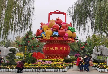 上海咸阳统一广场立体花坛